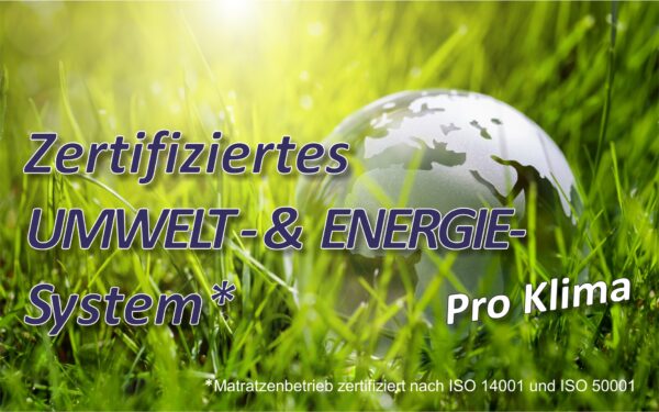 Label Zertifiziertes Umwelt-Energie-System